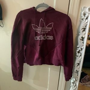 Cropped adidas sweatshirt